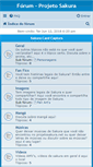 Mobile Screenshot of forum.projetosakura.net